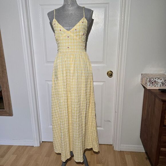 PINK PINEAPPLE Vintage Gingham Dress - Picture 1 of 6